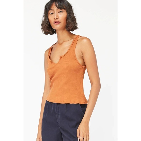 LACUSA Anthropologie Roxy Tank Size Medium Color: Tar NWT - Picture 1 of 6